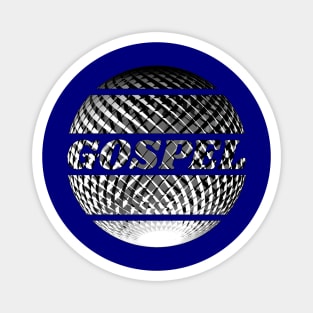 Gospel silver disco ball Magnet